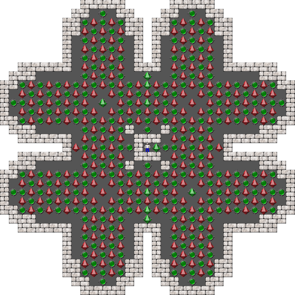 Sokoban Sasquatch 06 Arranged level 82